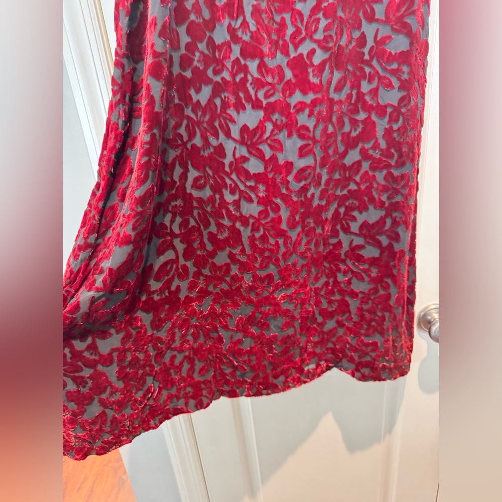 Valentine’s Day Vintage Laura Ashley Velvet Top & Skirt Size 8-10 - Picture 8 of 14